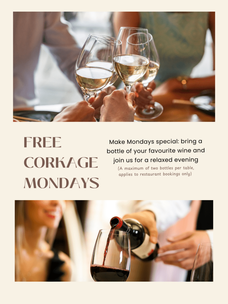 FREE CORKAGE MONDAYS